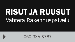Risut ja Ruusut/ Vahtera Rakennuspalvelu logo